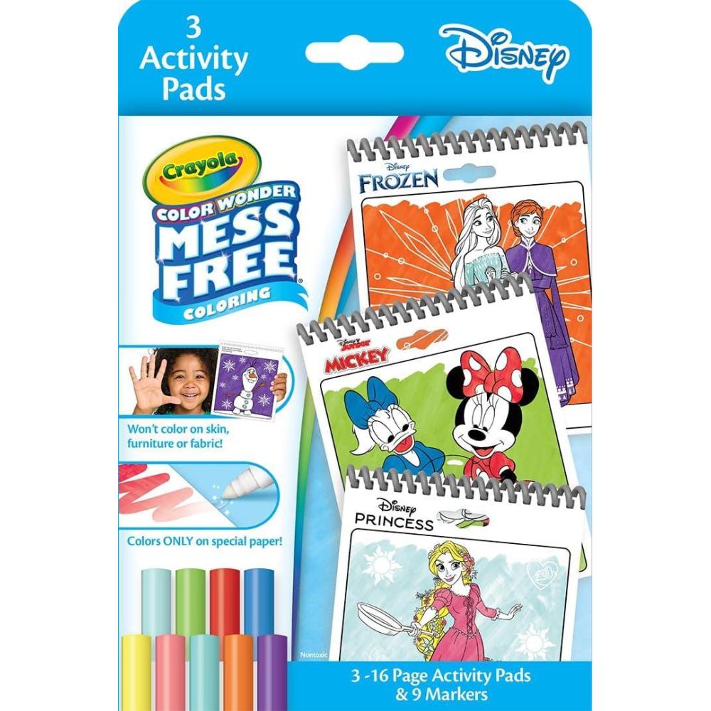 imageCrayola Disney Color Wonder Bundle 3 Pack Stocking Stuffers for Kids Toddler Mess Free Activity Pads ampamp Markers Disney Coloring Toys Holiday ampamp Christmas Gifts 3Disney