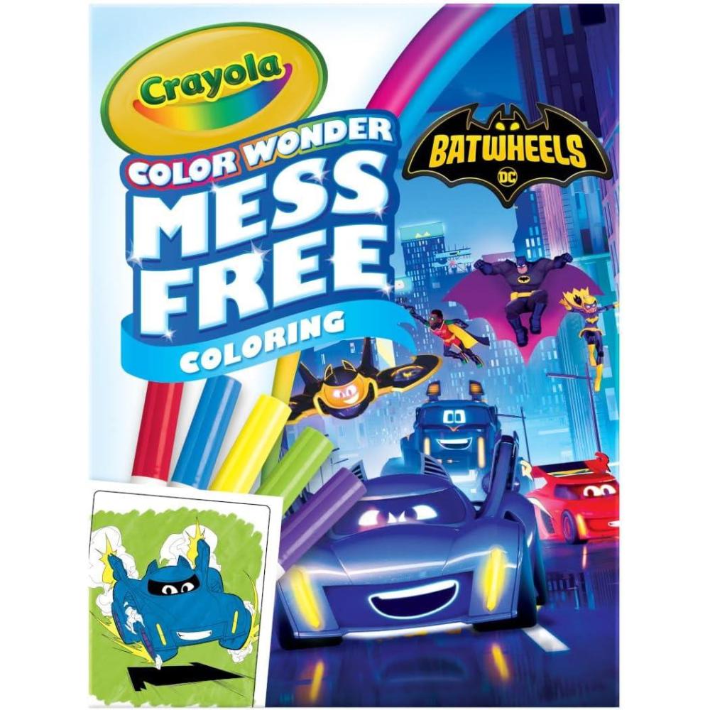 imageCrayola Disney Color Wonder Bundle 3 Pack Stocking Stuffers for Kids Toddler Mess Free Activity Pads ampamp Markers Disney Coloring Toys Holiday ampamp Christmas Gifts 3Bat Wheels