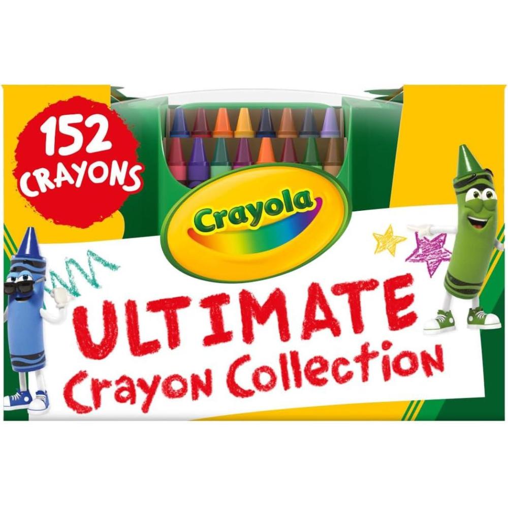 imageCrayola Super Art Coloring Kit 100 Pcs Bulk Stocking Stuffers Holiday ampamp Christmas Gifts for Kids Arts ampamp Crafts Supplies Set Ages 4 5 6 Amazon ExclusiveUltimate Crayon Collection