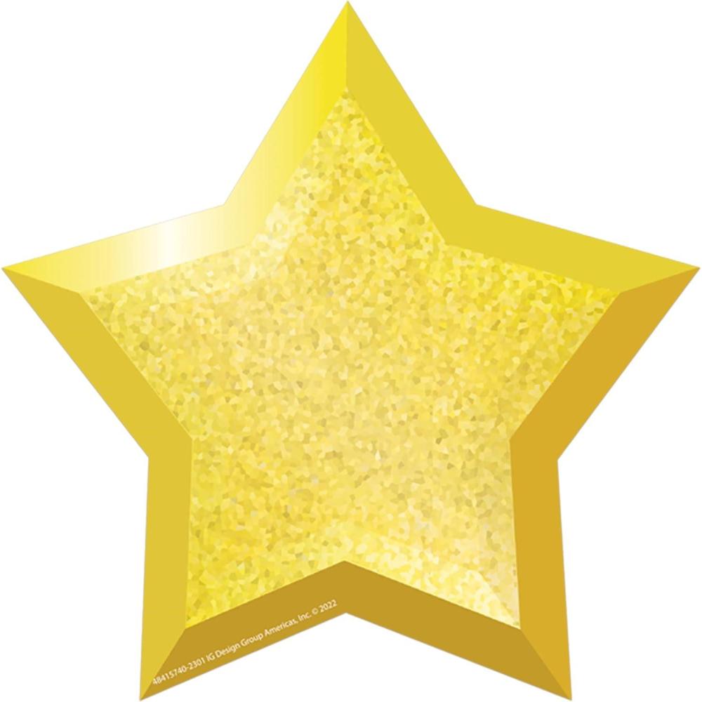 imageEureka Crayola Crayons Paper CutOut Classroom Decorations for Teachers 36 PiecesGold Star