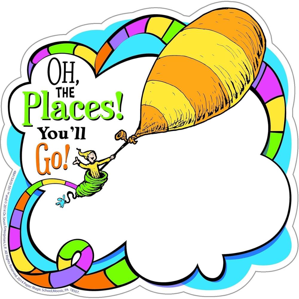 imageEureka Crayola Crayons Paper CutOut Classroom Decorations for Teachers 36 PiecesThe Places Youll Go