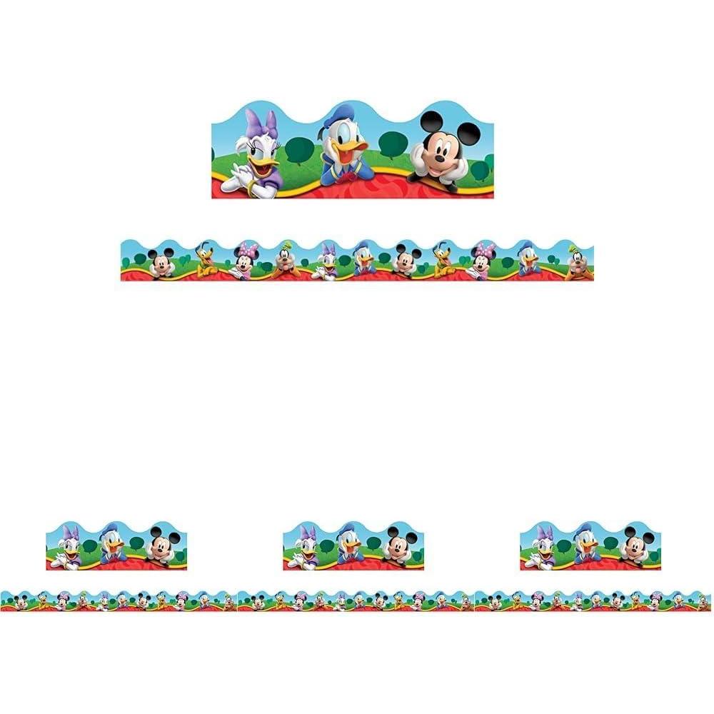 imageEureka Crayola Rainbow Decorative Classroom and Bulletin Board Trim for Teachers 225quot Wide 12 Strips for 37 Total Feet225 x 37 Inches Pack of 4