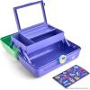 Caboodles On-The-Go-Girl Case(Crayola’s Magic Mint Over Violet Blue)