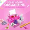 Caboodles On-The-Go-Girl Case(Hot Pink Jelly Sparkle)