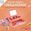 Caboodles On-The-Go-Girl Case(Violet Over Tangerine)