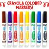 Crayola 12 Count Washable Bulk Markers, Green(Red)