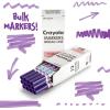 Crayola 12 Count Washable Bulk Markers, Green(Violet)