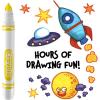 Crayola 12 Count Washable Bulk Markers, Green(Yellow)