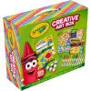 Crayola Art Set for Kids (125pcs), Art Supplies Kit with Giant Coloring Books, Washable Paints, Markers & Storage Box, Holiday & Christmas Gift for Kids, Ages 5+ [Amazon Exclusive]