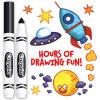 Crayola Broad Line Markers – Black (12ct), Markers for Kids, Bulk School Supplies for Teachers, Nontoxic, Marker Refill with Reusable Box(Black)