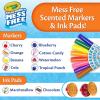 Crayola Color Wonder Mess Free Coloring Set, 50 Blank Coloring Pages, Scented Color Wonder Stamps and Markers, Refill Set
