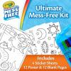 Crayola Color Wonder Mess Free Fingerpaint & Stamper Kit, Safari Stamps for Kids, Color Reveal Ink, Toddler Activity, Gifts, 3+(Art Set)