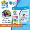 Crayola Color Wonder Mess Free Fingerpaint & Stamper Kit, Safari Stamps for Kids, Color Reveal Ink, Toddler Activity, Gifts, 3+(Classic Markers)