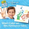 Crayola Color Wonder Mess Free Fingerpaint & Stamper Kit, Safari Stamps for Kids, Color Reveal Ink, Toddler Activity, Gifts, 3+(Paint Brush Pens)