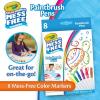 Crayola Color Wonder Mess Free Fingerpaint & Stamper Kit, Safari Stamps for Kids, Color Reveal Ink, Toddler Activity, Gifts, 3+(Paint Brush Pens)