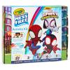 Crayola Color Wonder Mess Free Fingerpaint & Stamper Kit, Safari Stamps for Kids, Color Reveal Ink, Toddler Activity, Gifts, 3+(Spidey Activity Kit)
