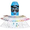 Crayola Coloring Set with Limited Edition Mauve Art Case, Limited Edition Crayons, 50+ Pieces, Gifts for Kids(Blue)
