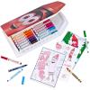 Crayola Coloring Set with Limited Edition Mauve Art Case, Limited Edition Crayons, 50+ Pieces, Gifts for Kids(Red)