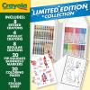 Crayola Coloring Set with Limited Edition Mauve Art Case, Limited Edition Crayons, 50+ Pieces, Gifts for Kids(Red)