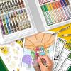 Crayola Coloring Set with Limited Edition Mauve Art Case, Limited Edition Crayons, 50+ Pieces, Gifts for Kids(Yellow)