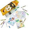 Crayola Coloring Set with Limited Edition Mauve Art Case, Limited Edition Crayons, 50+ Pieces, Gifts for Kids(Yellow)