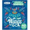 Crayola Colors of Kindness Adult Coloring Book (40pgs), Adult Coloring Pages, Stress Relief Activity, Gift for Teens & Adults, 9+(Colors of Kindness)
