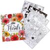 Crayola Colors of Kindness Adult Coloring Book (40pgs), Adult Coloring Pages, Stress Relief Activity, Gift for Teens & Adults, 9+(Florals)