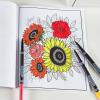 Crayola Colors of Kindness Adult Coloring Book (40pgs), Adult Coloring Pages, Stress Relief Activity, Gift for Teens & Adults, 9+(Florals)