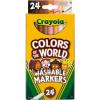 Crayola Colors of the World Markers 24 Count(24 Count (Pack of 1))