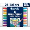 Crayola Dual Chisel Tip & Brush Markers (12ct), Markers for Adults, Art Marker Set, Coloring Supplies, Gifts for Teens & Adults(Color Change)
