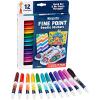 Crayola Dual Chisel Tip & Brush Markers (12ct), Markers for Adults, Art Marker Set, Coloring Supplies, Gifts for Teens & Adults(Fine Point)