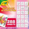 Crayola Epic Book of Awesome (288 Pages), Kids Coloring Book Activity Set, Animal Coloring Pages, Holiday Gift for Kids, 3+(Animal Pals)