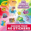 Crayola Epic Book of Awesome (288 Pages), Kids Coloring Book Activity Set, Animal Coloring Pages, Holiday Gift for Kids, 3+(Epic Book of Awesome)