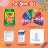 Crayola First Aid Kit, 30 Pieces | First Aid Kit for Kids & Adults, Travel-Friendly Compact for Home, Car, Camping, and Traveling