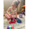 Crayola Glitter Magnetic PIP Cubes, Mini Magnetic Blocks Playset, STEM & Montessori Building & Educational Toys for Kids, Travel Toys for Boys and Girls Ages 3+, 27-Piece Set