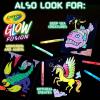 Crayola Glow Fusion, Glow in The Dark Coloring Set with Markers, Alien & Monster Coloring Pages, Gift for Kids(Alien & Monsters)