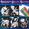 Crayola Glow Fusion, Glow in The Dark Coloring Set with Markers, Alien & Monster Coloring Pages, Gift for Kids(Alien & Monsters)