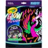 Crayola Glow Fusion, Glow in The Dark Coloring Set with Markers, Alien & Monster Coloring Pages, Gift for Kids(Deluxe)