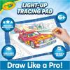 Crayola Light Up Tracing Pad Pink, Best Birthday, Holiday & Christmas Gifts for Girls & Boys, 6, 7, 8 Year Olds, Kids Toys, Light Box Art Kit for Kids [Amazon Exclusive](Blue)