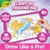 Crayola Light Up Tracing Pad Pink, Best Birthday, Holiday & Christmas Gifts for Girls & Boys, 6, 7, 8 Year Olds, Kids Toys, Light Box Art Kit for Kids [Amazon Exclusive](Pink)