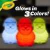 Crayola Light Ups Reindeer, Recolorable Light Up Toy for Kids, Reindeer Decor, Glow in the Dark, Holiday Gift for Kids, Ages 4+(Santa)
