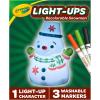 Crayola Light Ups Reindeer, Recolorable Light Up Toy for Kids, Reindeer Decor, Glow in the Dark, Holiday Gift for Kids, Ages 4+(Snowman)