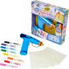 Crayola Marker Airbrush Spray Art Kit, Battery-Powered Sprayer with 8 Washable Markers & 5 Stencils, Holiday for Kids, DIY Craft Set, Ages 6+
