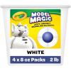 Crayola Model Magic White, 4-Pack (8 oz Each) – Air-Dry Modeling Clay Alternative for Kids, Christmas Gifts for Grandkids & Toddlers, Reusable Sculpting Material(White)