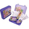 Crayola Neon Art Case (50+pcs), Holiday for Boys & Girls, Neon Paint, Markers & Crayons, Kids Glow in The Dark Art Set, Ages 5+(Glitter)