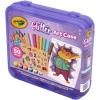 Crayola Neon Art Case (50+pcs), Holiday for Boys & Girls, Neon Paint, Markers & Crayons, Kids Glow in The Dark Art Set, Ages 5+(Glitter)
