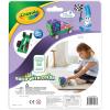 Crayola PIP-Mobiles Rolling Chassis Accessory for Magnetic Building Tiles – Add Wheels to Crayola PIP-Tile Sets – STEM Learning Toy for Kids Ages 3+ – Creative, Educational Toy – 2-Pack (Glitter)