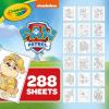 Crayola Paw Patrol Coloring Book (288pgs), Kids Coloring Book Pages & Stickers, Paw Patrol Gift & Toys, Toddler Stocking Stuffer