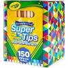 Crayola Super Tips Marker Set (100ct), Fine Point Washable Markers, Drawing Markers for Kids & Adults, Create Thick & Thin Lines, Art Supplies, Ages 3+(150 Count (Pack of 1))