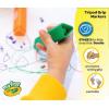 Crayola Triangle Toddler Markers (8ct), Easy Grip Washable Markers for Toddlers, Arts & Crafts Supplies, Coloring for Young Kids, Nontoxic